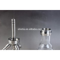 Alle rostfreien Stahl Shisha mittlere drei Stecker Shisha